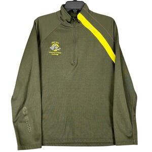 University‎ Of Alaska Anchorage SUGOi XL Olive Green Army ROTC Half Zip Pullover